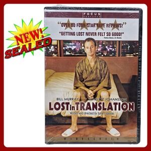 Lost in Translation DVD Widescreen New Sealed Bill Murray Sofia Coppola 2003